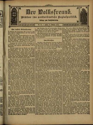 Ausgabe vom Sonntag, den 27. Oktober 1912.