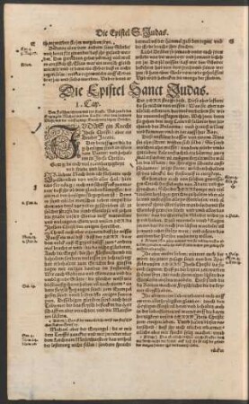 Die Epistel Sanct Judas.