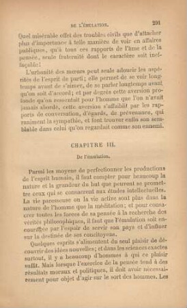 Chapitre III. De l'émulation