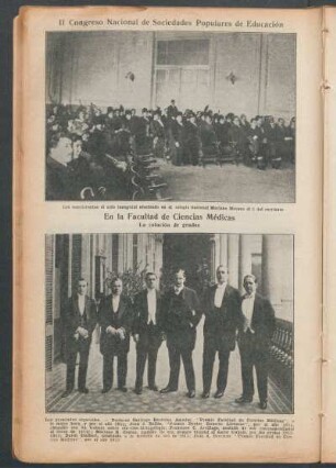 En la Facultad de Ciencias Médicas : La colación de grados