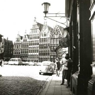 Antwerpen. Giebelhäuser am Markt