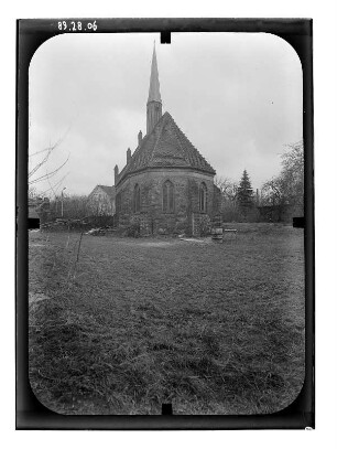 Bernau. St. Georgskapelle (A. 15. Jh., Restaurierung 1872). Ansicht von Osten