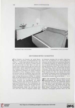 48: Zeitgerechtes Schaffen