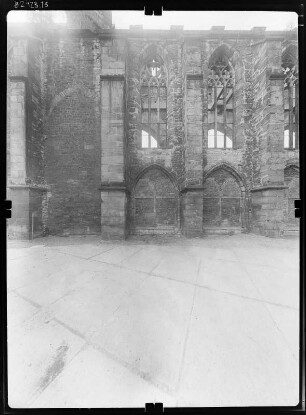 Erfurt. Ruine der Barfüßerkirche