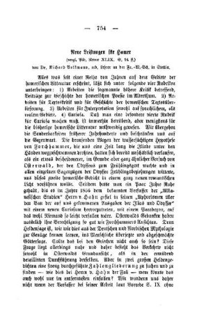 Neue Leistungen für Homer