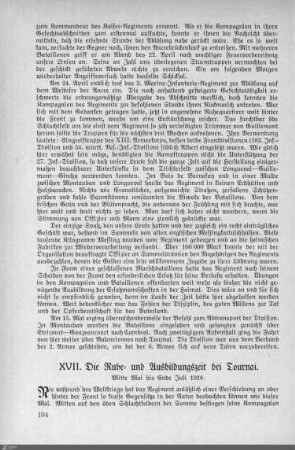 XVII. Die Ruhe- und Ausbildungszeit bei Tournai