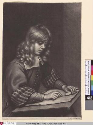 [Junger Künstler an der Arbeit; Young Artist at Work]