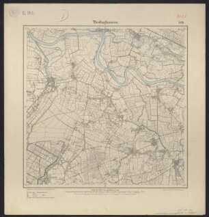 Messtischblatt [3020] = 1526 : Thedinghausen, 1899 : Messtischblatt [3020] = 1526 : Thedinghausen. - Aufn. 1897, hrsg. 1899. - [Berlin] : Reichsamt für Landesaufnahme, 1899. - 1 Kt. : zweifarb.