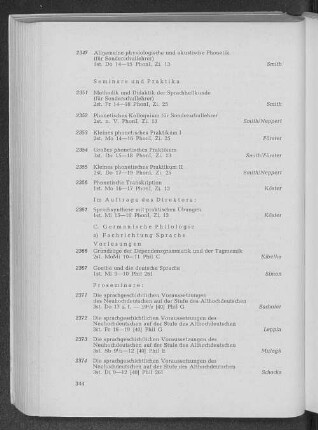 C. Germanische Philologie