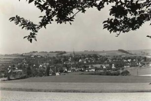 Bannewitz-Possendorf. Ortsansicht von Nordosten