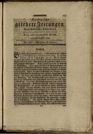 Drey und vierzigstes Stück, den 25ten Oktober, 1788.