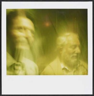 Shawn McBride und Wolfram Siebeck auf der Documenta in Kassel