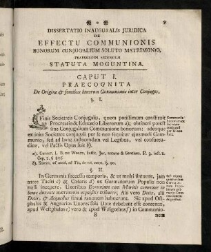 9-19, Caput I.