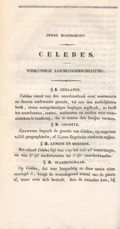 Derde hoofdgroep. Celebes