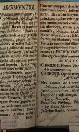 Mater Gratiae : Mariano In Theatro Proposita Cum Congregatio Minor B. M. V. Ab Angelo Salutatae Novum Magistratum Promulgaret Monachii 10. Novembris MDCCXLIII.