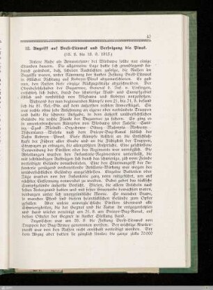 12. Angriff auf Brest-Litowsk und Verfolgung bis Pinsk