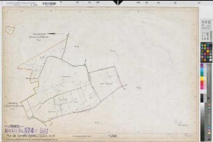 Walstedde (Drensteinfurt), Flurbereinigung Walstedde, Bl. 5 Zuteilungskarte Walstedde Flur 24, Drensteinfurt Flur 53, Altahlen Flur 24