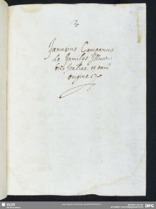 [Text 7:] De familiis illustribus Italiae et earum origine