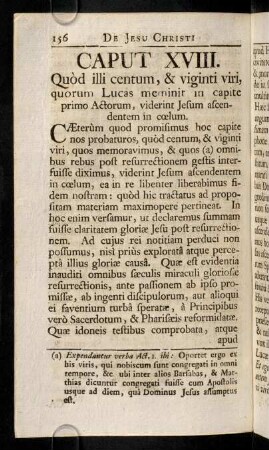 156-160, Caput XVIII