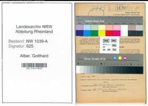 Entnazifizierung Gotthard Alber , geb. 17.01.1891 (Lehrer)