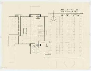 UFA Viktoriastraße 13-18, Berlin-Tempelhof: Grundriss Kellergeschoss 1:200
