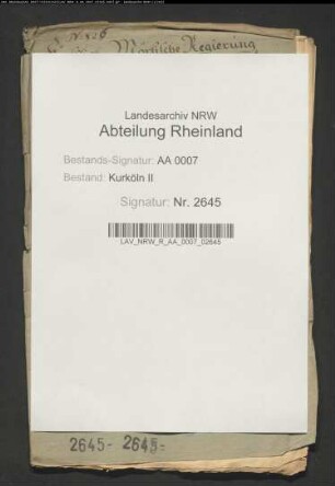 Angebliche Übergriffe des Gerichtes zu Kempen in moersischem Gebiet