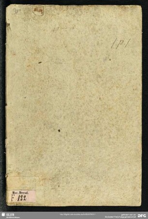 Relazione di Ferrara del signor Emiliano Manolesso fatta nel serenissimo consiglio di Venezia lʼanno 1576 - Mscr.Dresd.F.122