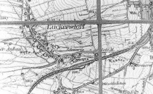 Kamenz-Lückersdorf. Meßtischblatt, Sekt. Kamenz, 1904