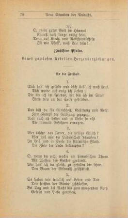 Zwölfter Psalm. Eines gottlosen Rebellen Herzensergießungen.