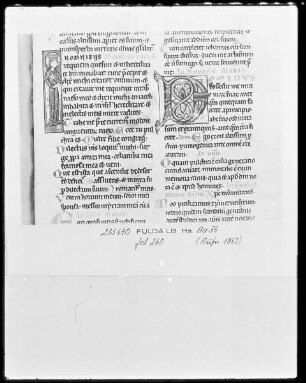 Vollbrevier — Initiale I (n omnibus) in Gestalt der Jungfrau Maria als Himmelskönigin, Folio 260recto