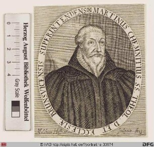 Bildnis Martin Chemnitz (eig. Kemnitz, lat. Chemnitius) d. Ä.