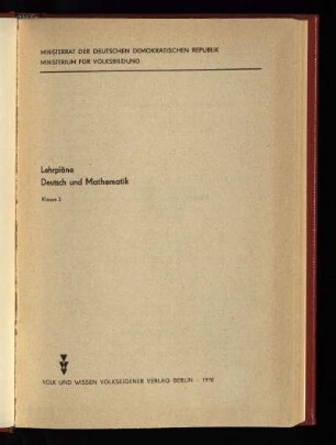 1978: Klasse 3