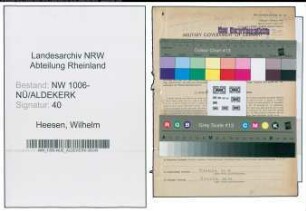 Entnazifizierung Wilhelm Heesen , geb. 19.04.1904 (Landwirt)