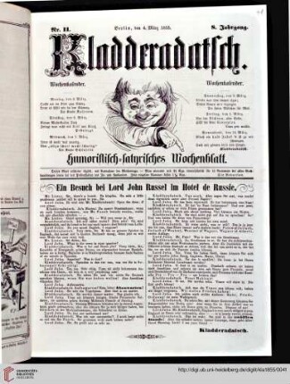 Hefte 11-15, März 1855