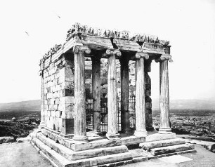 Athen, Akropolis, Nike-Tempel. Sammlung Robertinum