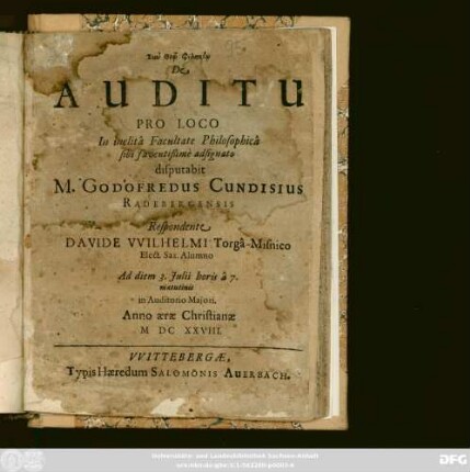 De Auditu