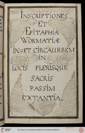 (125-184) Inschriften und Epitaphien in Worms