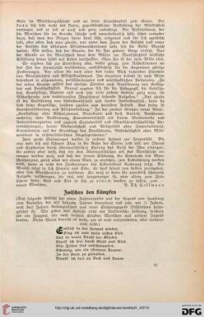 31: Zwischen den Kämpfen
