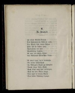 II. Die Botschaft