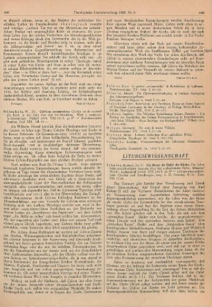 445-446 [Rezension] Nijenhuis, Willem, Calvinus oecumenicus