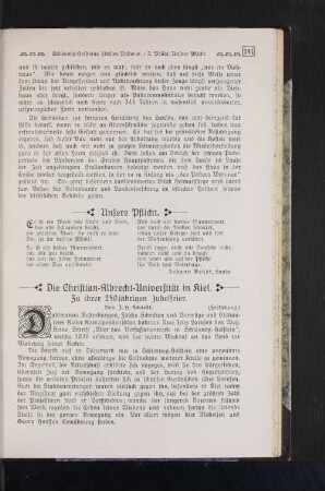Die Christian-Albrecht-Universität in Kiel