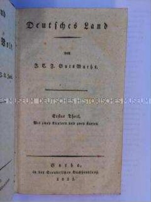 Deutsches Land und Deutsches Volk, Bd. 1,1