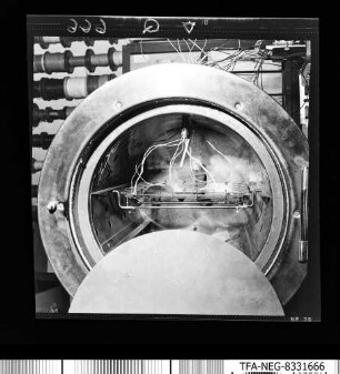 Paf techn. Herstellung, Innenansicht Ofen [?], Foto 1983