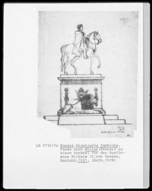 Denkmal für den Kurfürsten Wilhelm II. von Hessen