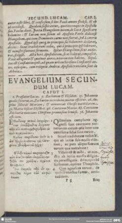 Evangelium Secundum Lucam