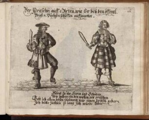 26. Der Pritscher auff 2 Arten, wie Er bey den öffentl. Brust u. Büchsen schiessen auffwarttet.