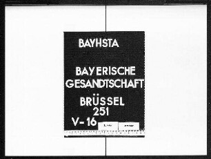 Die Übersendung des statistischen Jahrbuchs von Belgien