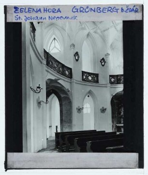 Zelená Hora, Wallfahrtskirche St. Johann Nepomuk