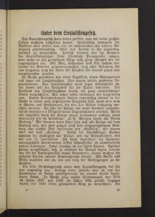 Unter dem Sozialistengesetz.