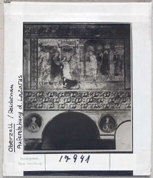 Reichenau-Oberzell, St. Georg: Langhaussüdseite, Auferweckung des Lazarus